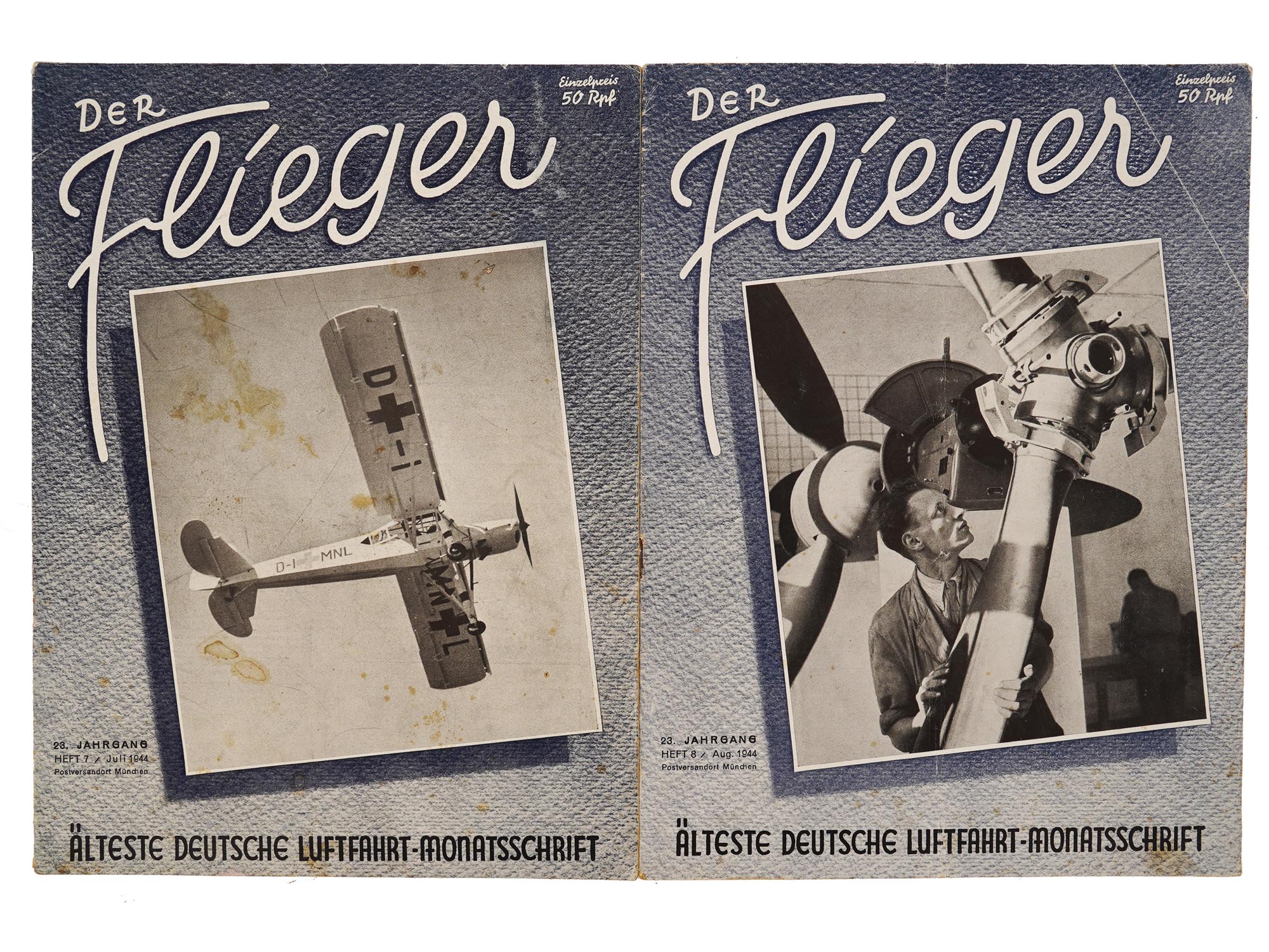 NAZI GERMAN DER FLIEGER AVIATION MAGAZINE ISSUES PIC-4